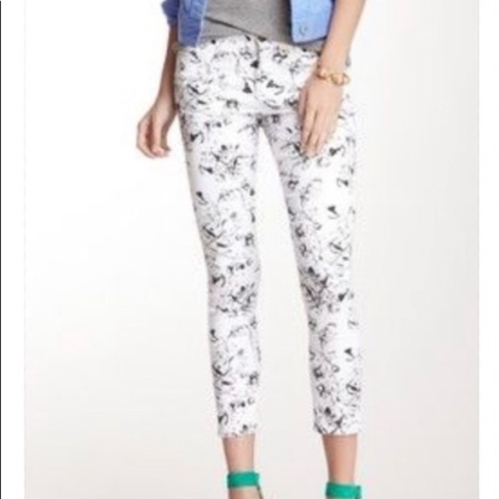 Liverpool skinny floral jeans